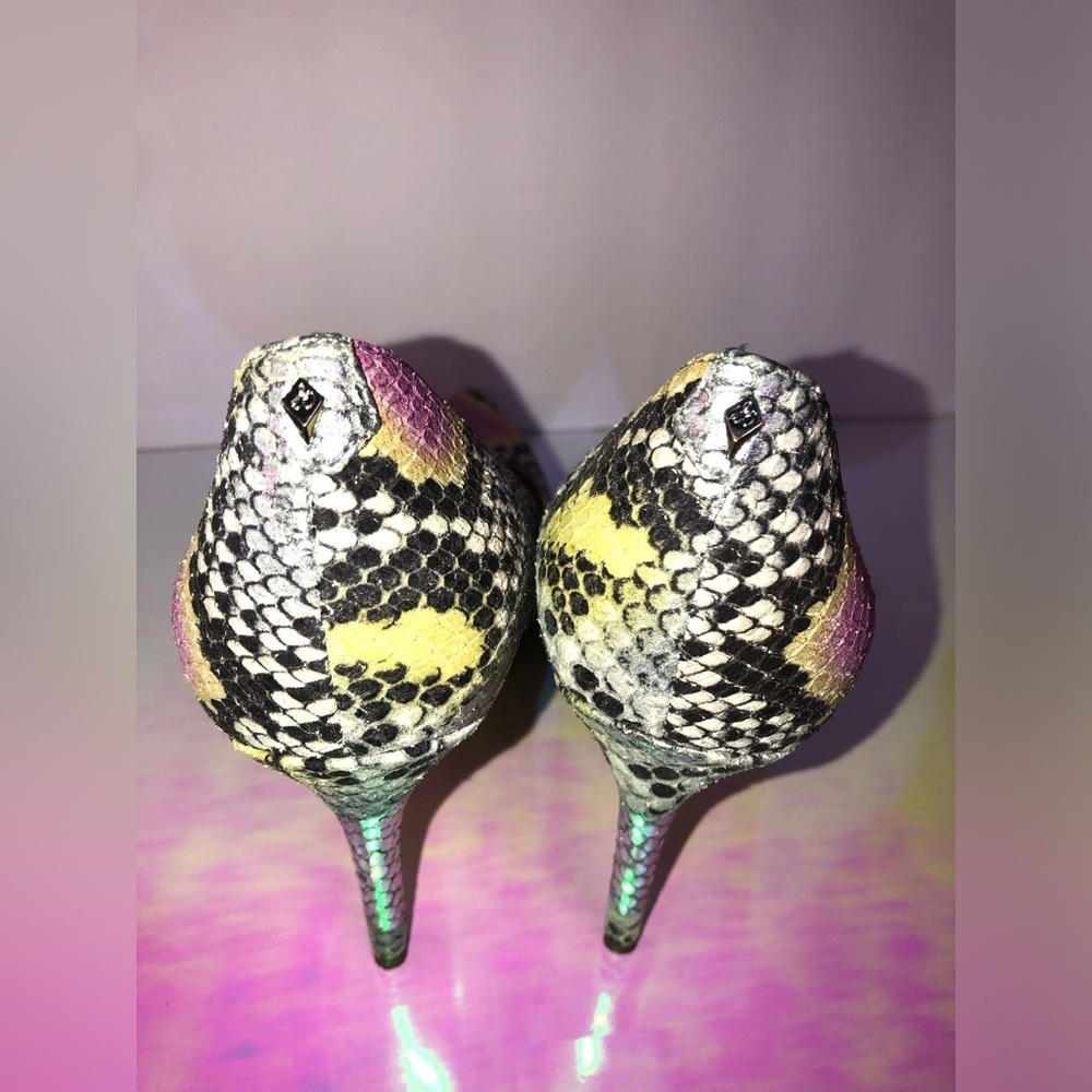 Sam Edelman Multicolor Snakeskin Heels - Picture 10 of 14